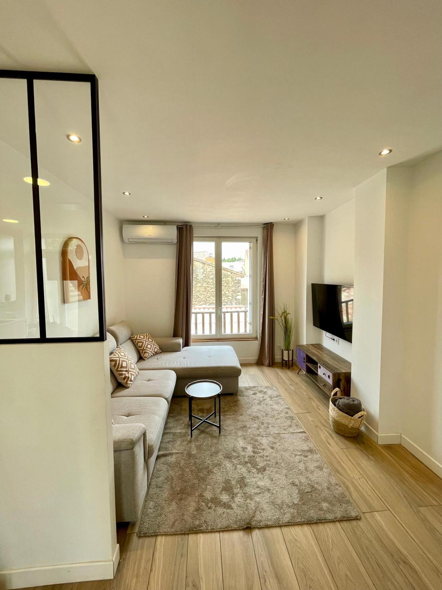 Apartamento T3 Lumineux & Cosy Avec Balcon Escapade By Darbonne Narbona